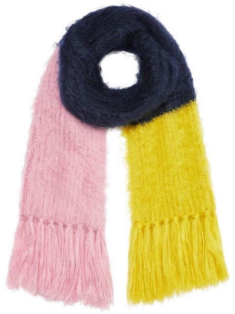 burberry mohair and wool colorblock scarf|burberry scarf women.